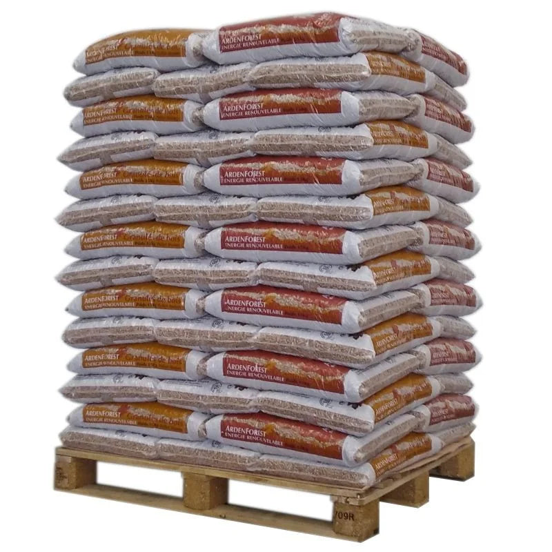 Pellets Ardenforest – Paletes com 70 sacos de 15 kg