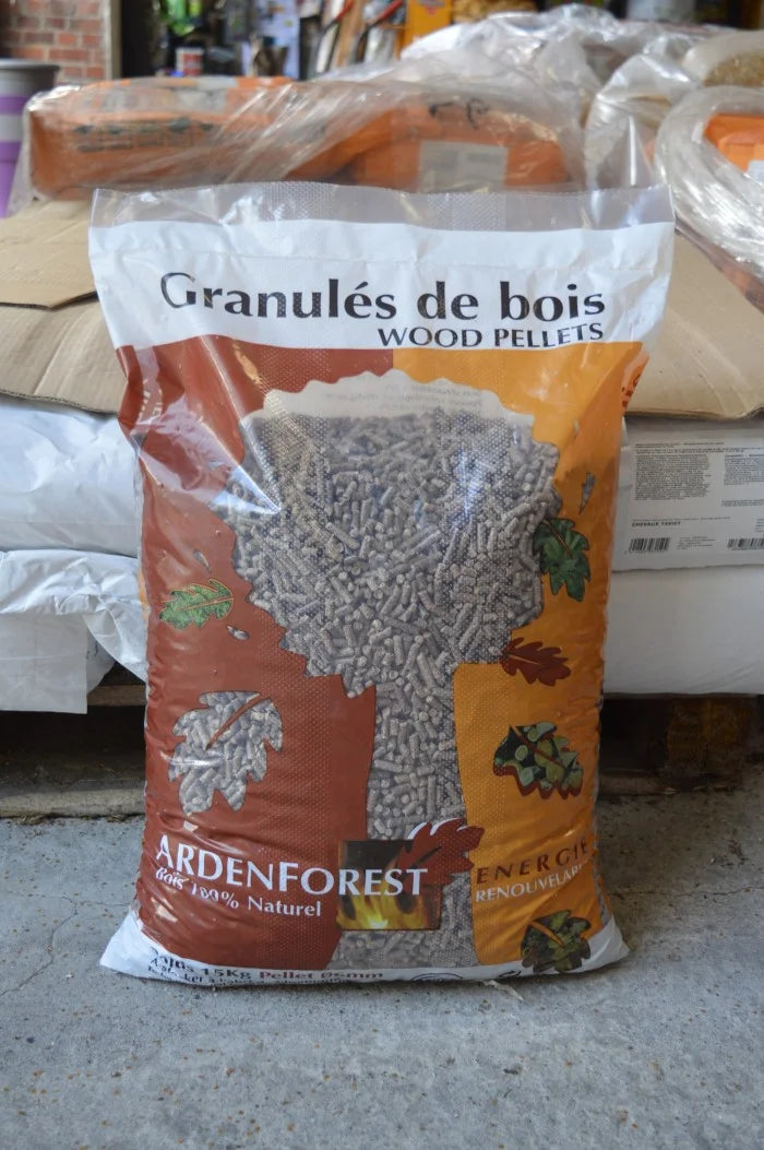 Pellets Ardenforest – Paletes com 70 sacos de 15 kg