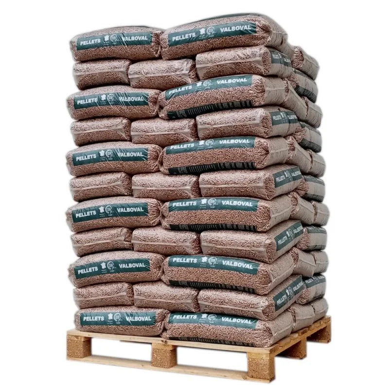 Pellets Valboval – Palete com 65 sacos de 15 kg
