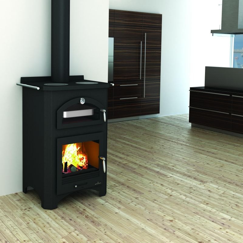 Fogão a lenha com forno – BRONPI Monza 14 kW