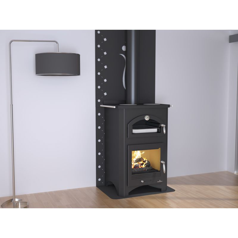 Fogão a lenha com forno – BRONPI Monza 14 kW