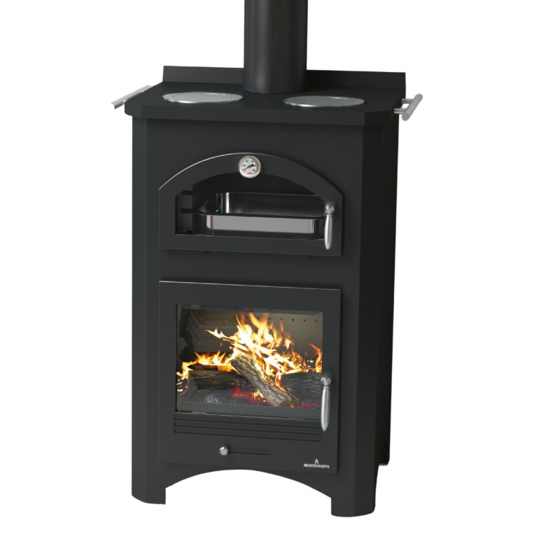 Fogão a lenha com forno – BRONPI Monza 14 kW